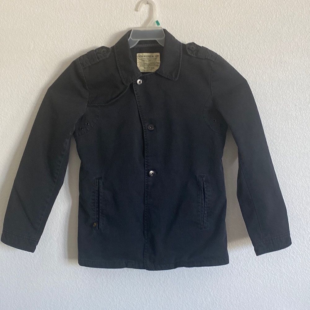 ALPHA INDUSTRIES INC. Women’s Military Style Black Cotton Jacket Size L